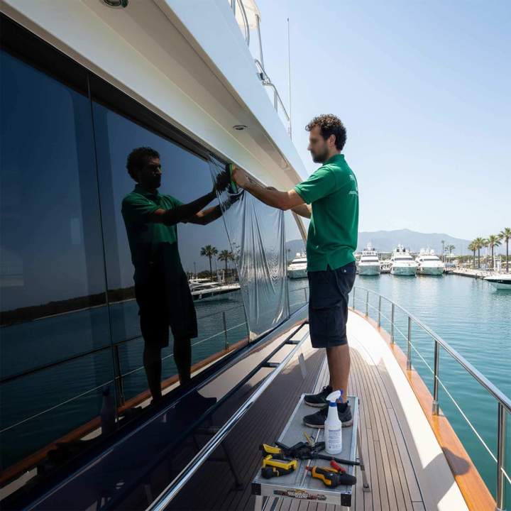 Boat Window Tinting Services Miami